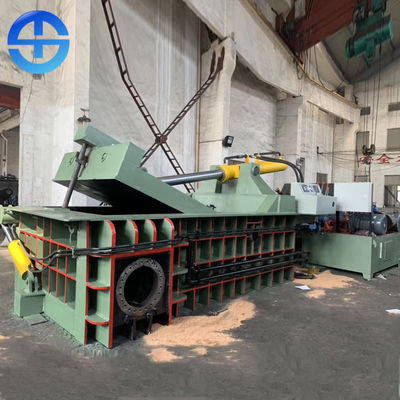 産業廃棄物の屑鉄の梱包機のスクラップ梱包機械ベール サイズ500*500 Mm