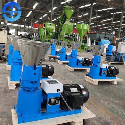 率11kw 300kg/Hの生物量の餌の製造所機械を形作る高い餌