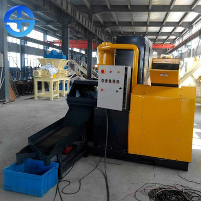 380 Vの屑鉄のプロセス用機器のスクラップの銅線の造粒機99.9%の銅純度